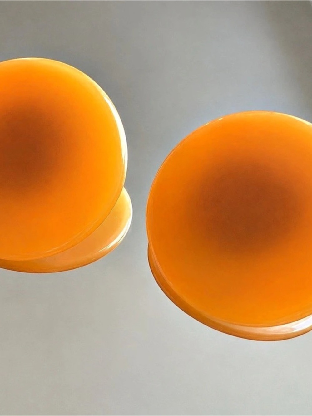 Vintage 60s Acrylic Clip-On Earrings